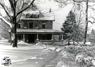 Ingersoll House in Winter, ca. 1960