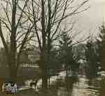 Thames River in Flood, Spring 1929