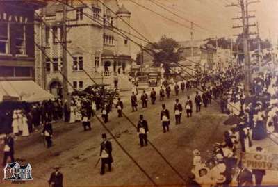 Parade down Queen Street