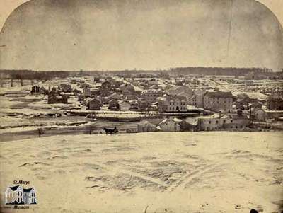 View of St. Marys Looking South, 1864.