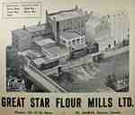 Aerial Photograph of The Great Star Flour Mills, ca. 1958