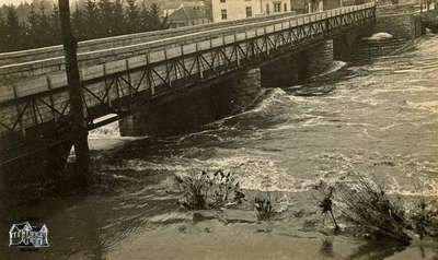 Victoria Bridge During Spring Flood