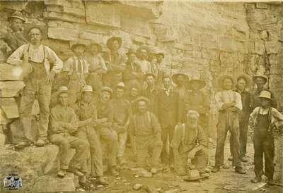 Thames Quarry, St. Marys, 1909-10, 23 men