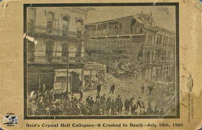 Reid's Crystal Hall Collapse