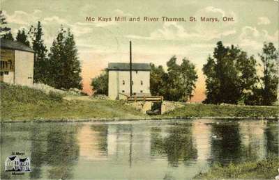 Mc Kays Mill and River Thames, St. Marys