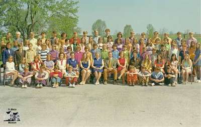 St. Marys North Ward School Graduating Class 1971-1972