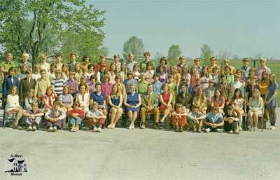 St. Marys North Ward School Graduating Class 1971-1972