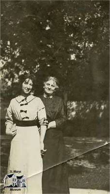 Miss Kathleen Long and Mrs. W.R. Butcher