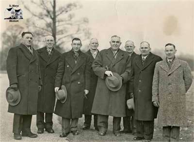 The Canadian Champion Ploughmen visit the Royal Farms at Windsor, Jan 27, 1947