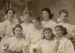 Gertrude Neelands, Gertrude Richardson, Florie Birch, Isabel Sparks, Minnie Gilpin, Helen Pearn, Clara Turner and Irene Eedy