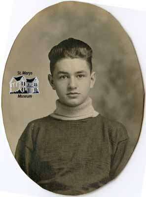 Member of St. Marys Lacrosse Team 1920