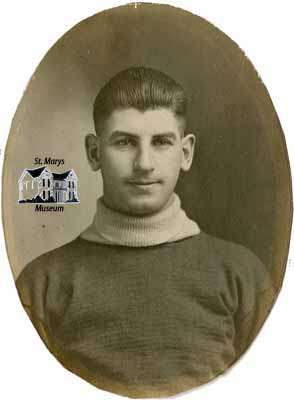 Member of St. Marys Lacrosse Team 1920