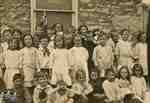 Elementary school class in Wellington Street rooms at the back of Willard's paint shop about 1913-1914