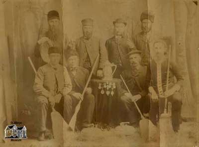 Winners of the Ontario Tankard curling competition in 1884