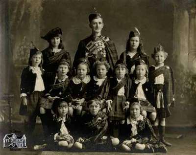 John Gray's Highland Dancing Class, 1900