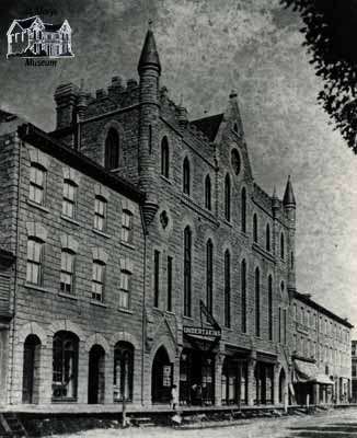 Theodore Hutton, Opera House, W.V. Hutton Blocks in 1884