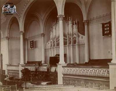 Interior of the Methodist Church