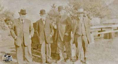 John Legge, William McGregor, John Weir, William McIntosh in 1914