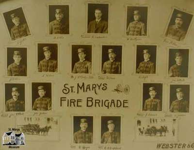 St. Marys Fire Brigade around 1920