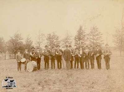 Kirkton L.O.L. Band at Granton Fair 1905