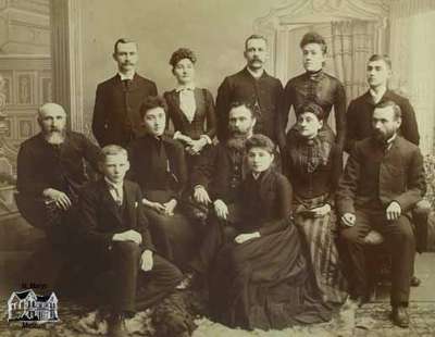 Staff of A. Beattie's, 1890