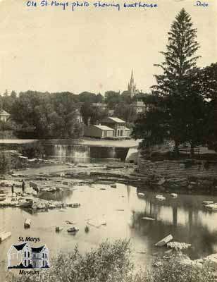 Dam and boathouse