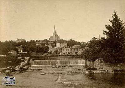 The Falls looking north to the Presbyterian Church