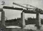 Replacing girders on the Sarnia railway bridge