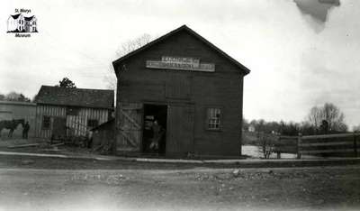 Conley Blacksmith Shop, ca. 1920