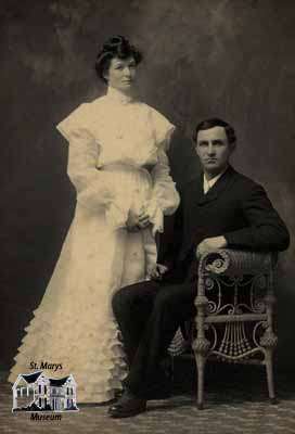 Wedding Photo of George and Nellie McDonald