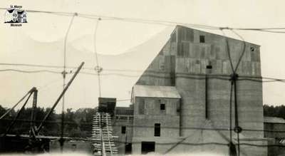 Old quarrying operation at the St. Marys Cement Plant