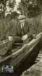 Duncan Weir in a rowboat
