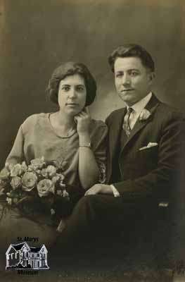 Jack (Attilio) and Flossie (Florence) Sgariglia wedding photo