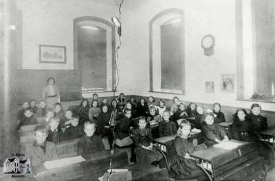 Classroom photo at West Ward school, ca. 1910