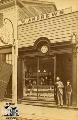 William Andrews storefront, ca. 1880