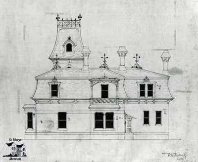 Plans for Ercildoune by William Williams, 1881