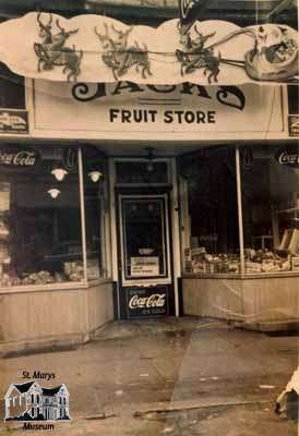 Jack Sgariglia's new Fruit Store at 122 Queen Street East