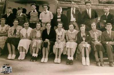 High school passengers of Jack Wilson's bus