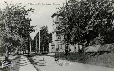 Old Central School (looking north down Church Street South)