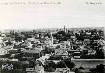 Bridge Eye View from Presbyterian Church steeple