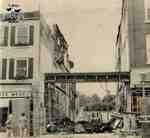 Aftermath of fire to 117 Queen Street East, ca. 1975
