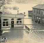 C.T. Stewart Paint Store during flood of 1947