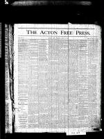 Acton Free Press (Acton, ON), July 9, 1875