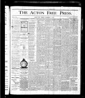 Acton Free Press (Acton, ON), November 5, 1875