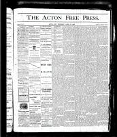 Acton Free Press (Acton, ON), April 13, 1876