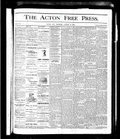 Acton Free Press (Acton, ON), August 31, 1876