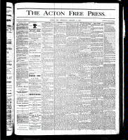 Acton Free Press (Acton, ON), January 11, 1877