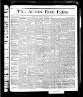 Acton Free Press (Acton, ON), February 8, 1877