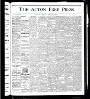 Acton Free Press (Acton, ON), February 22, 1877