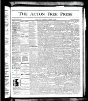 Acton Free Press (Acton, ON), October 4, 1877